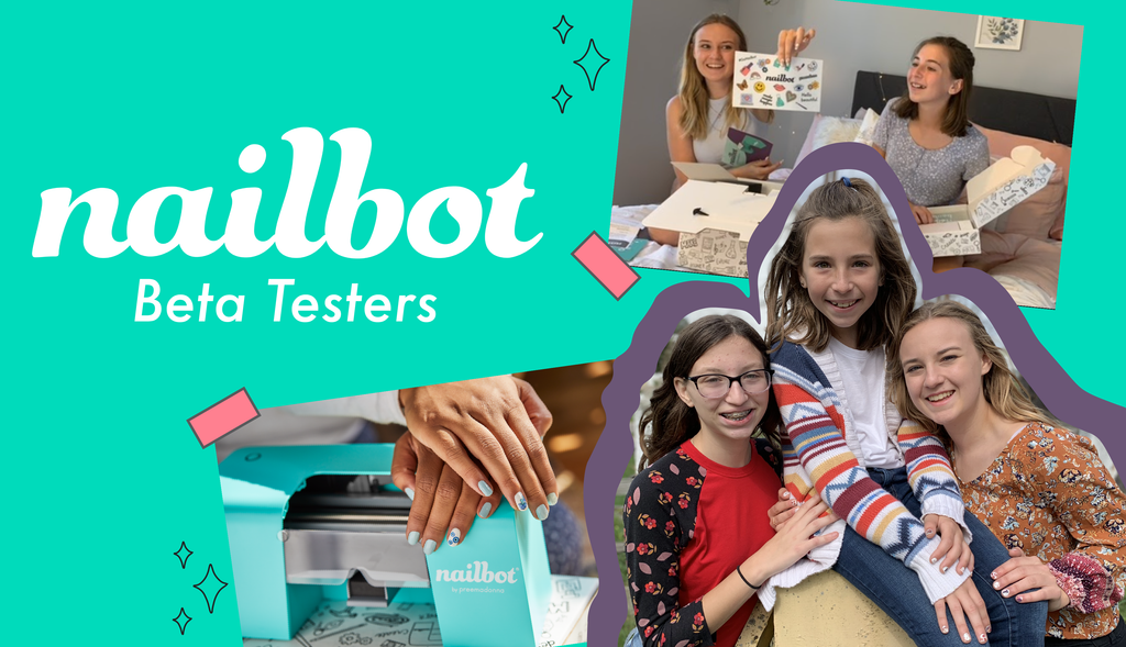 Elise, Alana & Brianne - Nailbot Beta Testers